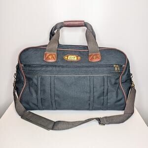 Ricardo Beverly Hills green canvas bag duffel carry-on overnight weekender